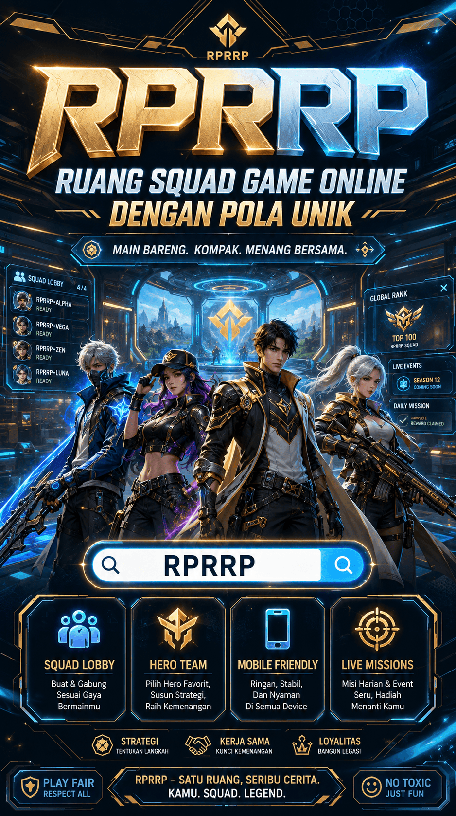 Galeri pratinjau visual RPRRP build APK resmi terbaru